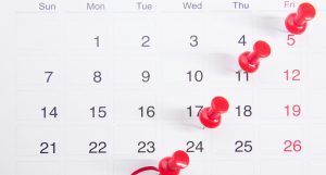 Calendar showing a missed deadline, representing a late Self Assessment tax return